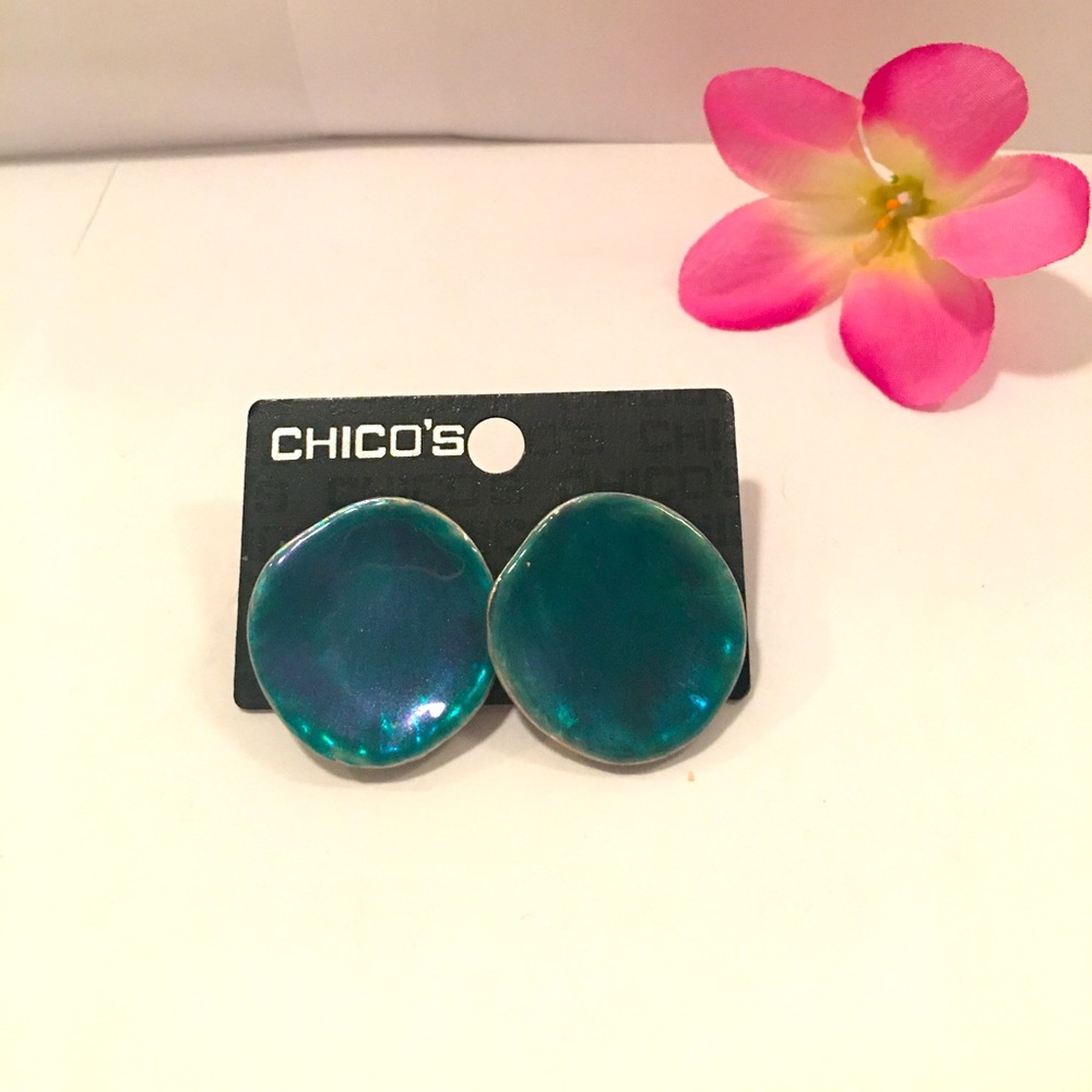 Blue Earrings. New
